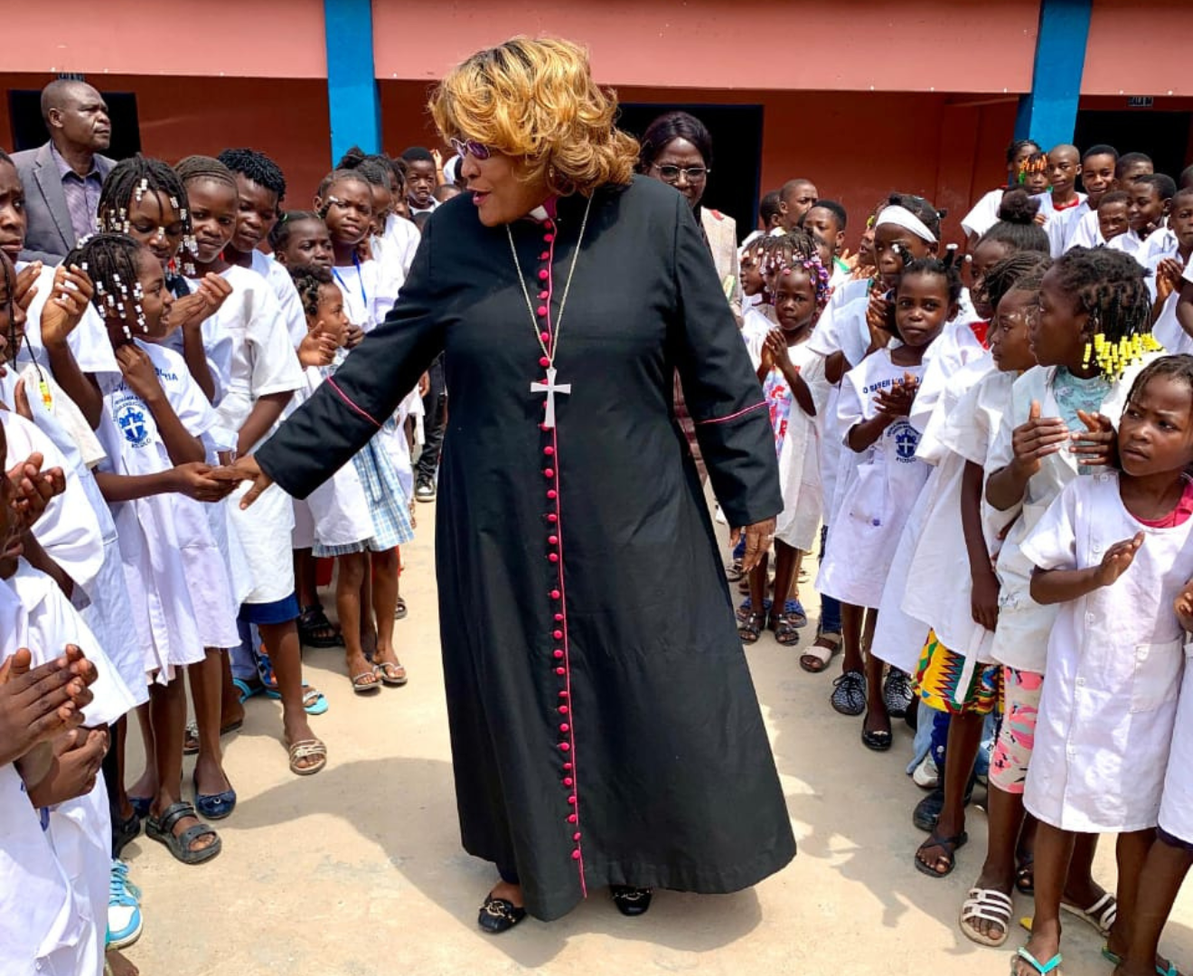 Bispa Filomena em evento da Diocese